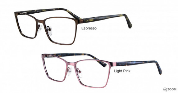 Karen Kane Longan Eyeglasses, Light Pink