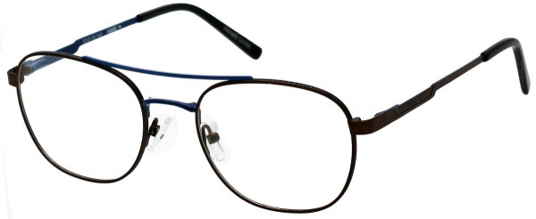 Tony Hawk TH 574 Eyeglasses, 1-BROWN/NAVY