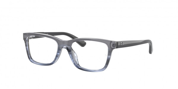 Ray-Ban Junior RY1536F Eyeglasses, 3730 STRIPED GRADIENT GREY