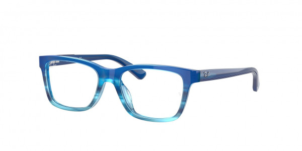 Ray-Ban Junior RY1536F Eyeglasses, 3731 STRIPED GRADIENT BLUE