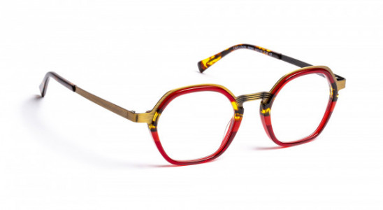 J.F. Rey CAILLOUX Eyeglasses, BURGUNDY/ANTIC BRONZE 8/12 M (3590)