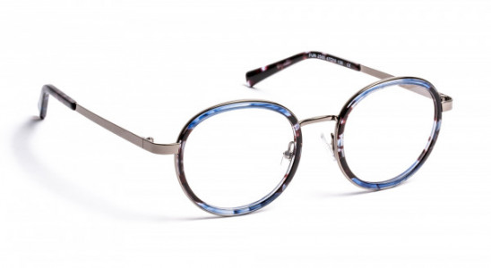 J.F. Rey FUN Eyeglasses, DEMI BLUE/SHINY GUN 12/16 BOY (2505)