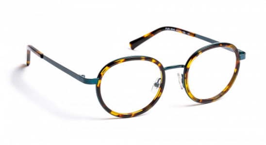 J.F. Rey FUN Eyeglasses, DEMI/GREEN 12/16 BOY (9045)