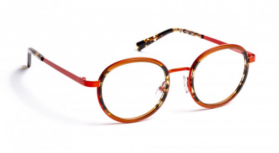 J.F. Rey FUN Eyeglasses, DEMI/RED 12/16 BOY (9530)