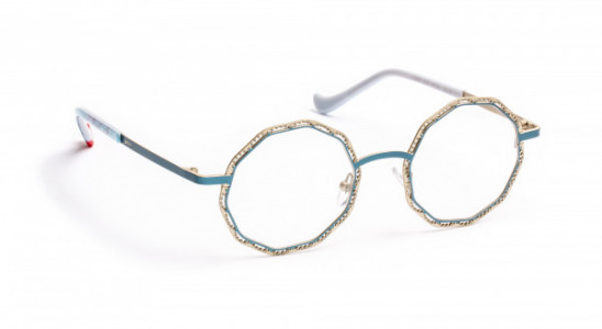 Boz by J.F. Rey LIANE Eyeglasses, BLUE / LIGHT GOLD (2050)