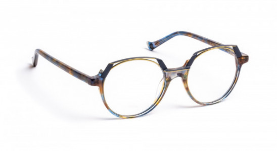 VOLTE FACE QUAW Eyeglasses, DEMI BLUE/NAVY/SHINY GOLD (2050)