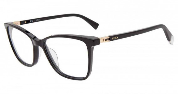 Furla VFU498 Eyeglasses, Black