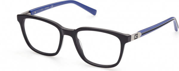 Guess GU9207 Eyeglasses, 001 - Shiny Black / Shiny Blue