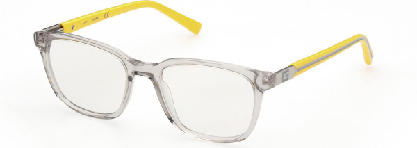 Guess GU9207 Eyeglasses, 020 - Shiny Grey / Shiny Light Yellow