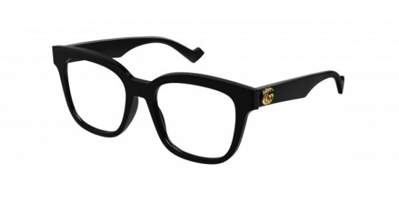 Gucci GG0958O Eyeglasses, 004 - BLACK with TRANSPARENT lenses