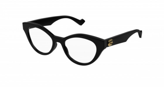 Gucci GG0959O Eyeglasses, 001 - BLACK with TRANSPARENT lenses