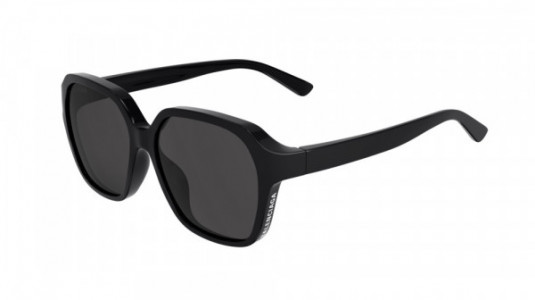 Balenciaga BB0153SA Sunglasses, 001 - BLACK with GREY lenses