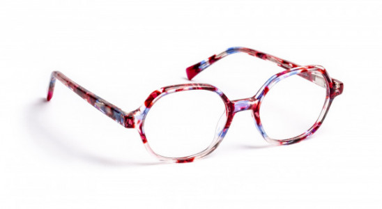 J.F. Rey BOOM Eyeglasses, FLOWER RED/PLUM 4/6 MIXTE (3575)