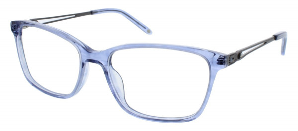 Jessica McClintock JMC 4326 Eyeglasses, Blue Horn