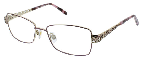 Jessica McClintock JMC 4328 Eyeglasses, Mauve