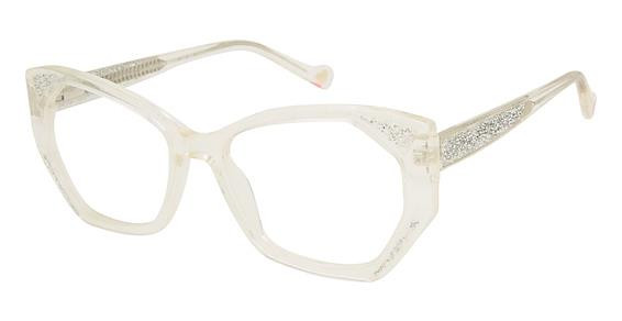 Betsey Johnson CEO VIBES Eyeglasses, Clear