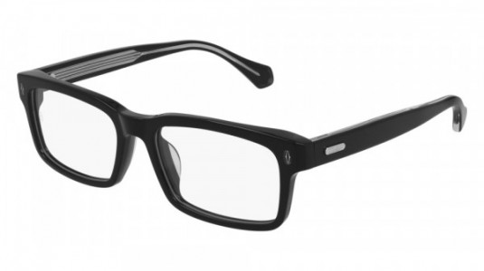 Cartier CT0291OA Eyeglasses, 005 - BLACK with TRANSPARENT lenses