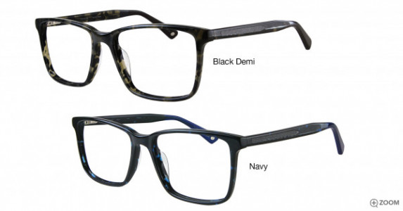 Bulova Ankon Eyeglasses, Black Demi