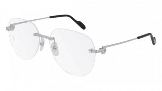 Cartier CT0252O Eyeglasses, 001 - SILVER