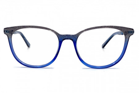 Italia Mia RDF 282 Eyeglasses, Blue Crystal Glitter