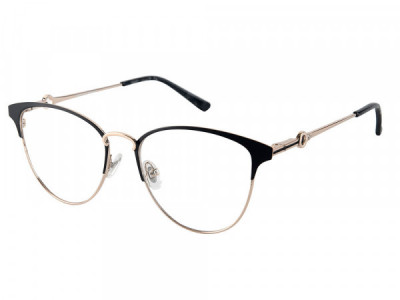 Amadeus A1043 Eyeglasses, Gold With Black