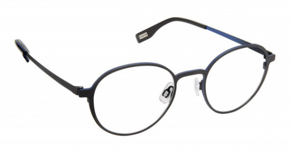 Evatik E-9220 Eyeglasses, M100-BLACK BLUE