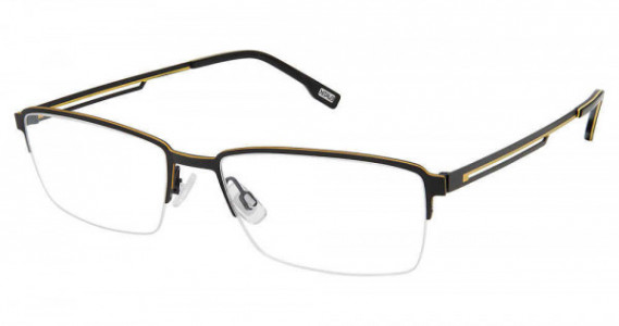 Evatik E-9218 Eyeglasses, M100-BLACK LEMON