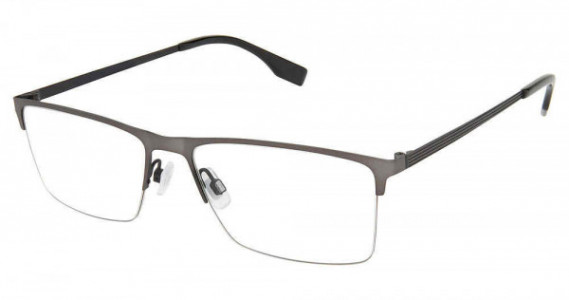 Evatik E-9213 Eyeglasses, M203-CHARCOAL BLACK