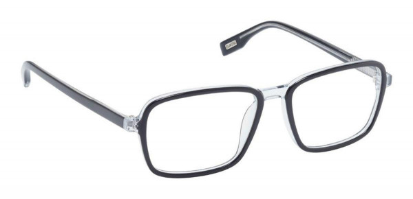 Evatik E-9209 Eyeglasses, S300-BLACK CRYSTAL