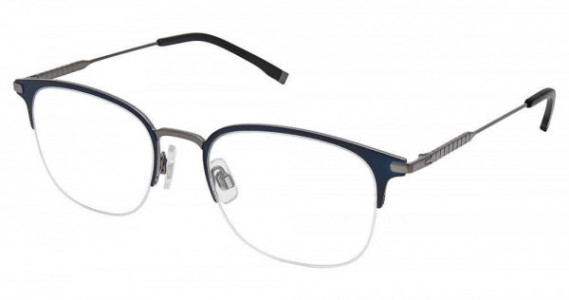 Evatik E-9205 Eyeglasses, M201-NAVY GUNMETAL