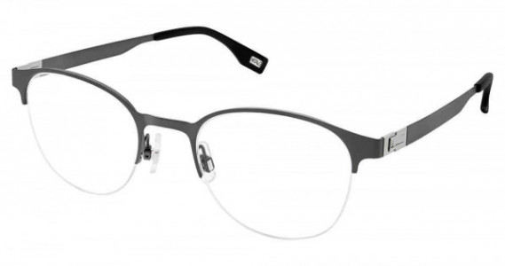 Evatik E-9192 Eyeglasses, M103-CHARCOAL SILVER