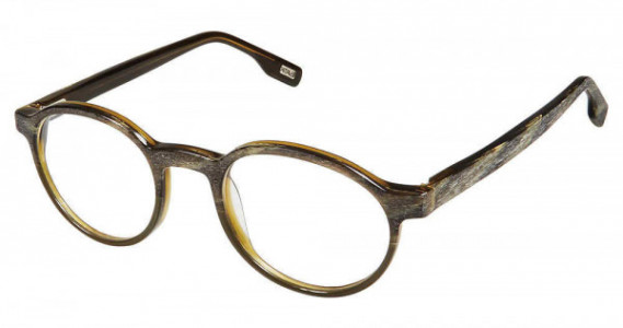 Evatik E-9172 Eyeglasses, 963-OLIVE WOOD