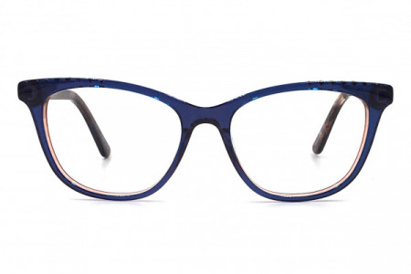Italia Mia IM761 LIMITED STOCK Eyeglasses, Blue Teal Amber