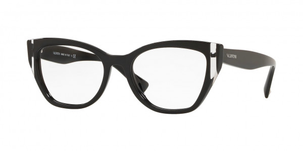 Valentino VA3029 Eyeglasses, 5001 BLACK/CRYSTAL/BLACK (BLACK)