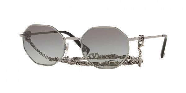 Valentino VA2040 Sunglasses, 300511 GUNMETAL (GUNMETAL)