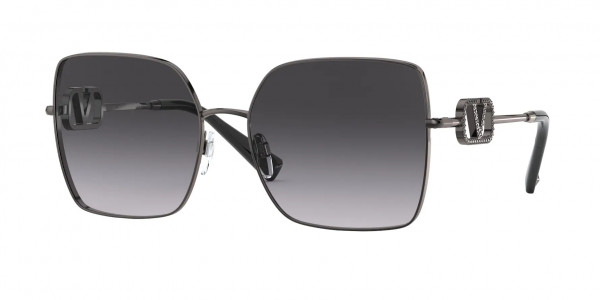 Valentino VA2041 Sunglasses, 30398G GUNMETAL (GUNMETAL)