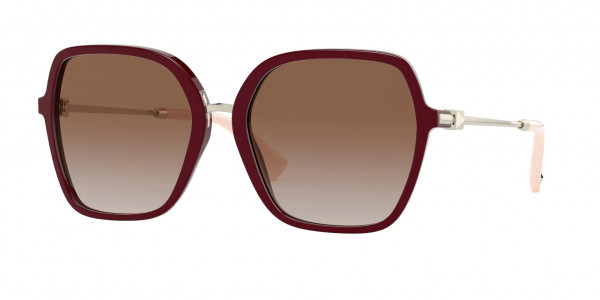 Valentino VA4077 Sunglasses, 513913 BORDEAUX (BORDEAUX)