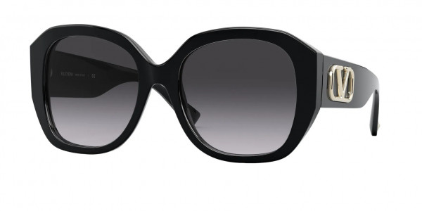Valentino VA4079F Sunglasses, 50018G BLACK (BLACK)
