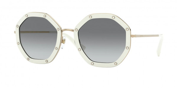 Valentino VA2042 Sunglasses, 300211 IVORY (IVORY)