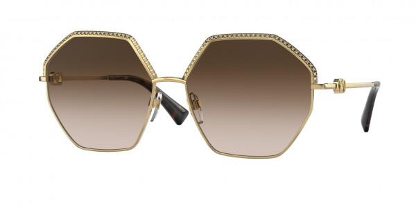 Valentino VA2044 Sunglasses, 300213 GOLD (GOLD)