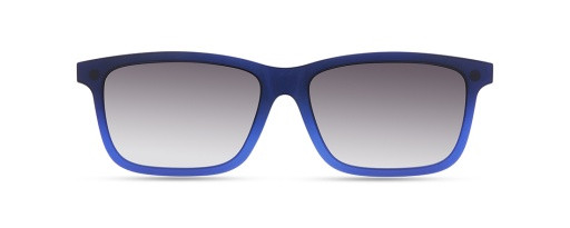 ECO by Modo ALDER Eyeglasses, DEEP BLUE- SUN CLIP