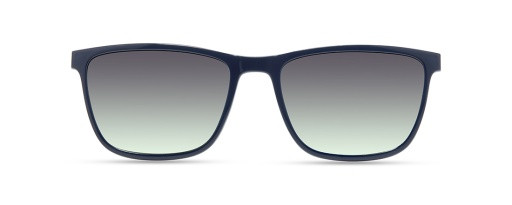ECO by Modo FERN Eyeglasses, DARK BLUE- SUN CLIP