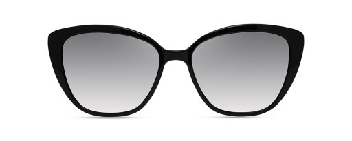 ECO by Modo GILA Eyeglasses, BLACK - SUN CLIP