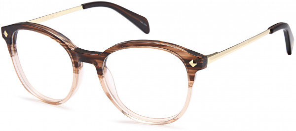 Di Caprio DC350 Eyeglasses, Brown