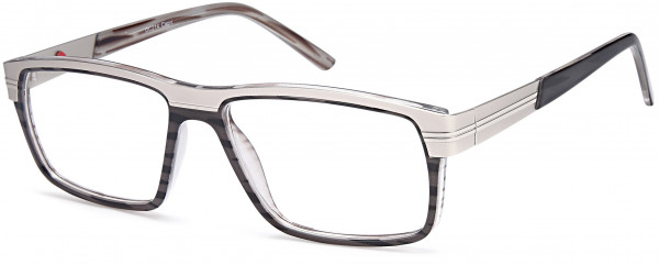 Di Caprio DC214 Eyeglasses, Grey Silver