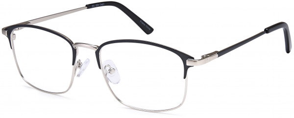 Di Caprio DC208 Eyeglasses, Black Gunmetal