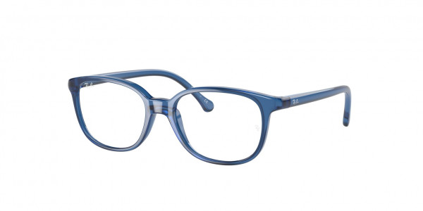 Ray-Ban Junior RY1900F Eyeglasses, 3834 TRANSPARENT BLUE (BLUE)
