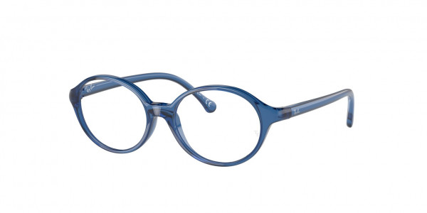 Ray-Ban Junior RY1901F Eyeglasses, 3834 TRANSPARENT BLUE (BLUE)