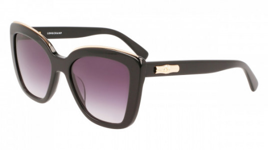Longchamp LO692S Sunglasses, (001) BLACK