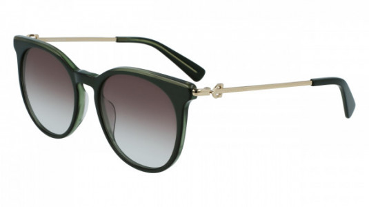 Longchamp LO693S Sunglasses, (300) METALLIC GREEN